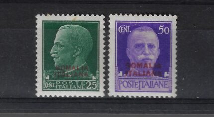 1931 Somalia Italiana, Imperiale sovrastampa Rossa # 165-66, MNH**