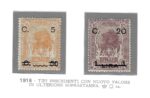 1916 Somalia, Leoni Sovrastampati # 17-18, MNH**
