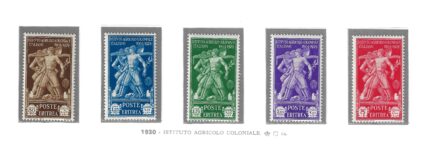 1930 Eritrea, Pro Istituto Agricolo, # 174-78, MNH**