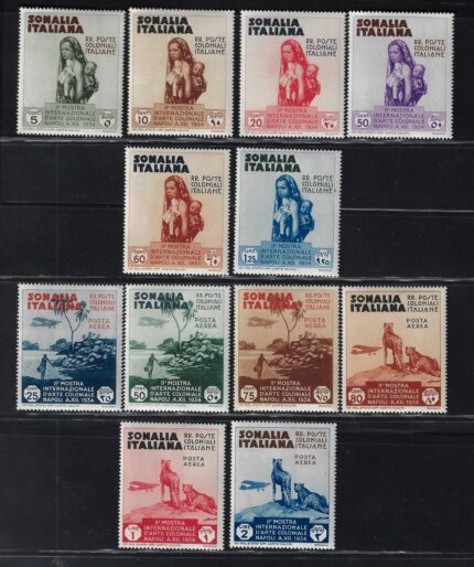 1934 Somalia Italiana, Mostra Coloniale Napoli # 193-98 + PA 1-6, MNH**