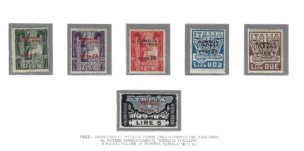 1923 Somalia, Marcia su Roma # 49-54, MNH**