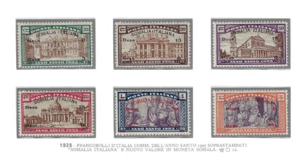 1925 Somalia Italiana, Anno Santo # 61-66, MNH**