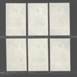 1963 Sharjah and Dependencies, Stanley Gibbons Posta Aerea # 1-6, MNH** - immagine 2