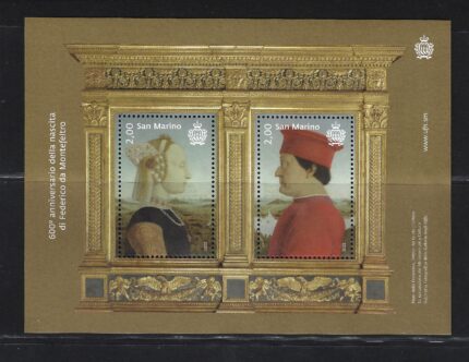 2022 San Marino, Piero della Francesca, Foglietto  # 162, MNH**