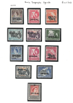 1959 Kenya Uganda Tanganyika, Official SG # O1-O12, MNH**