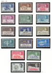 1963 Antartico Britannico, Stanley Gibbons # 1-15a, MNH**