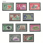 1940 Pitcairn Islands, Stanley Gibbons # 1-8, Effigi Giorgio VI, MNH**