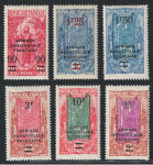 1926-27 Congo Francese, Yvert # 100-05, MH*