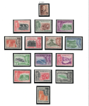 1938-43 Gold Coast, Stanley Gibbons # 120-32, Giorgio VI, MNH**