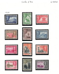 1948 Gold Coast, Stanley Gibbons # 135-47, Giorgio VI, MNH**