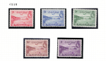 1938 Papua, Stanley Gibbons # 158/62, Serie Completa, MNH**