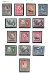 1959 Kenya Uganda Tanganyika, Stanley Gibbons # 167-80, MNH**