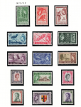 1955-59 Sarawak, Elisabetta II, Stanley Gibbons # 188-02, MNH**
