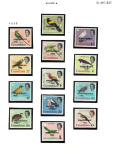 1965 Gambia, SG # 215-27, Soprastampati Indipendenza, 13 valori, MNH**