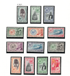 1961 Sierra Leone - Stanley Gibbons # 223-35, Elisabetta II e Vedute, MNH**