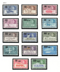 1971 Antartico Britannico, Elisabetta soprastampata Yvert # 25-38, MNH**