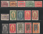 1900-04 Congo Francese, Yvert # 27-41, Serie Definitiva, MH*