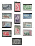 1950 Barbados, SG # 271-282, George VI, 12 valori, MNH**