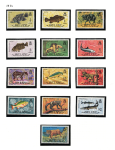1974 BELIZE, Yvert # 317-29, Animali Diversi, MNH**