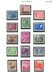 1954-59 North Borneo, Stanley Gibbons # 372-86 Effige Elisabetta II, MNH**