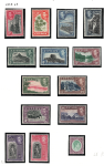 1938-49 Ceylon, Stanley Gibbons # 386-97a, Effige di Giorgio VI in ovale, MNH**