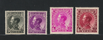 1934 Belgio, Leopoldo III, Catalogo Unificato # 390-93, MNH**