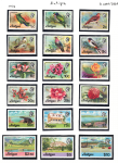 1976 Antigua, Yvert # 397-14, Ordinaria 18 valori, MNH**