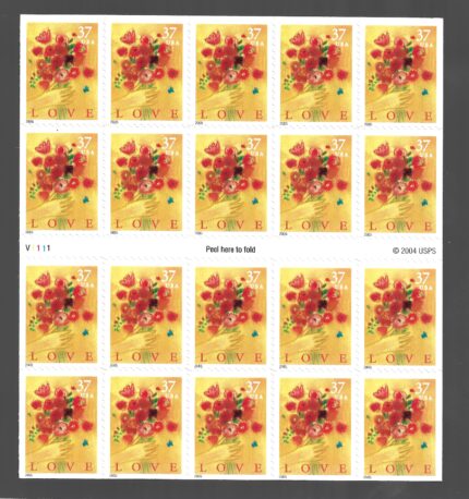 2005 Stati Uniti, Amore per saluti libretto di 20 valori, # 4055 - MNH**