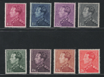 1936-46 Belgio, Leopoldo III, Catalogo Unificato # 429-35 + 434A, MNH**