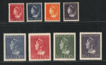1946-47 Olanda, Regina Guglielmina, Catalogo Unificato # 438A-445, MNH**
