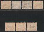 1936-39 San Marino, Segnatasse # 47-53, Serie completa 7 valori, MNH** - immagine 3