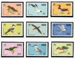 1985-86 Anguilla, Uccelli, Yvert # 586-89+593-97+606-13+628, MNH**