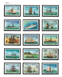 1983-84 Turks & Caicos Islands, Yvert 639-43+653-57+660-64,15 valori, MNH**