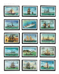 1983-84 Turks & Caicos, dent 12 1/2 Yvert 639a-43a+653a-57a+660a-64a, MNH**