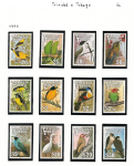 1990 Trinidad and Tobago, Yvert # 651-62, Serie di 12 valori, Uccelli, MNH**