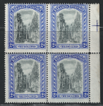 1911-19 Bahamas, Stanley Gibbons # 79, 2 scellini black and blue, MNH**
