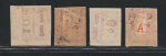 1892 Congo Francese, Yvert # 8-11, Tasse Soprastampate, MH* - immagine 2