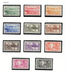 1957 New Hebrides, Stanley Gibbons # 84-94, MNH**