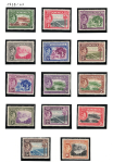 1938/47 Dominica, Giorgio VI, Stanley Gibbons # 99-108, MNH**