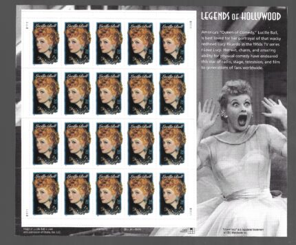 2001 Stati Uniti, Lucille Ball foglio di 20 valori, # 3601 - MNH**