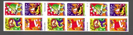 2003 Stati Uniti, Natale libretto di 20 valori, # 3934-37 - MNH**