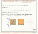 1852 Modena, # 4, 25 cent camoscio, MNH** - immagine 3