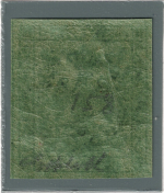 1852 Modena, # 4A, 25 cent verde Ritirato e non venduto, MNH** - immagine 3