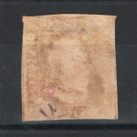 1859 Sicilia, II Tavola, # 4c bruno oliva chiaro, Usato - immagine 2