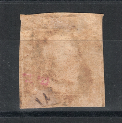 1859 Sicilia, II Tavola, # 4c bruno oliva chiaro, Usato