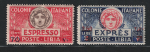 1926 Libia, Espressi # 9-10, MNH** Ottima Centratura