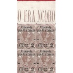 1890 Italia - Regno , n° 55   MNH** QUARTINA CENTRATA