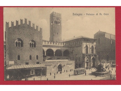 1918 BOLOGNA, Palazzo di Re Enzo VIAGGIATA