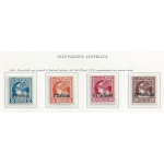 1918 FRIULI-VENETO Occ. Austriaca, Giornali n° 1/4 4 valori  MNH/**