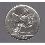 1922 Vittorio Emanuele III Buono da Lire 1 FDC